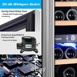 Elegant 15 Inch Wine Cooler Refrigerators, 28 Bottle Elegant-15Inch-Dual Zone