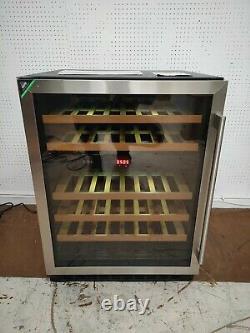 FWC603SS Dual Zone Under Counter Wine Cooler Fridge 46 Bottle Stainless Steel