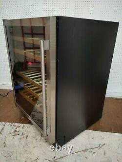 FWC603SS Dual Zone Under Counter Wine Cooler Fridge 46 Bottle Stainless Steel