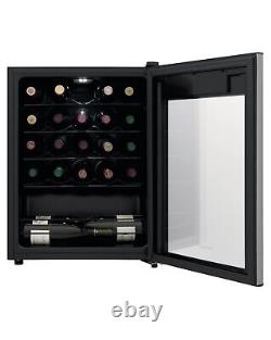 Frigidaire 19.125-in W 24-bottle capacity black freestanding wine cooler