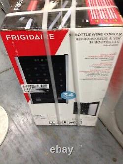 Frigidaire FRWW3433AV-19.3-in W 34-Bottle Capacity Black Wine Cooler