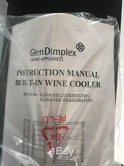 Glen Dimplex 150BLKWC Built In D Wine Cooler Fits 7 Bottles Black New from