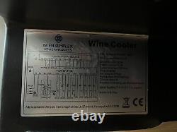 Glen Dimplex wine cooler with dual temperature 46 bottle capacity