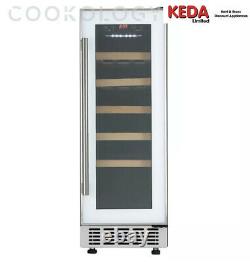 Graded Cookology CWC300WH White Glass Wine Cooler, 20 Bottle 30cm Undercounter 7