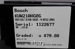 Graded KUW21AHG0G BOSCH BUILT IN WINE COOLER 44 BOTTLE CAPACITY 274459