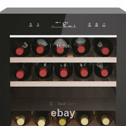 Haier Freestanding Wine Cooler, 42 Bottle Dual Zone G Rated in Black HWS42GDAU1