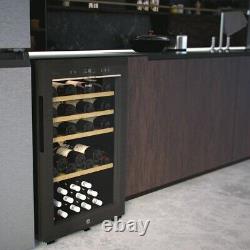Haier HWS49GA Wine Cooler Fits 49 Bottles Black