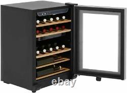 Haier WS25GA 25 Bottle Wine Cooler, Wooden Shelves, Anti UV Glass Door, LED