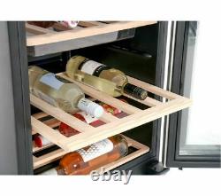 Haier WS25GA 25 Bottle Wine Cooler, Wooden Shelves, Anti UV Glass Door, LED