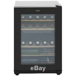 Haier WS25GA Free Standing A Wine Cooler Fits 25 Bottles Black New from AO