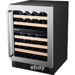 Hisense RW17W4NWG0 Built In Wine Cooler Fits 46 Bottles Stainless Steel G