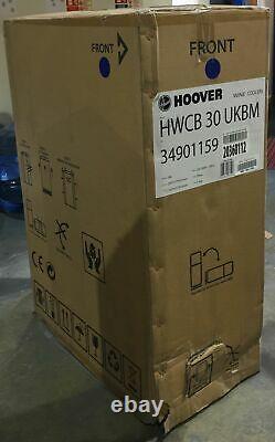 Hoover HWCB 30 UKBM/1 Wine Cooler Integrated 19 Bottle Single Zone 30cm Black