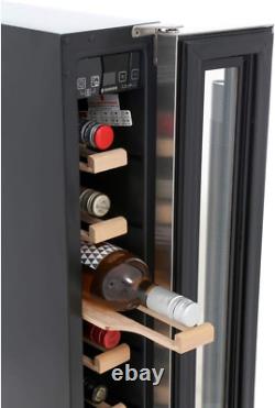 Hoover HWCB15UK Freestanding Wine Cooler, Single Zone Temperature, 7 Bottle