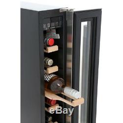 Hoover HWCB15UK Wine Cooler Integrated 7 Bottle Single Zone 15cm Black
