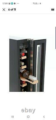 Hoover HWCB15UK Wine Cooler Integrated 7 Bottle Single Zone 15cm Black new