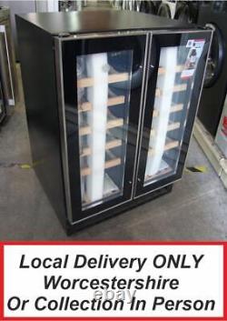 Hoover HWCB60DUK/N Freestanding 2-Door Dual Zone Wine Cooler Fridge PWW NEW