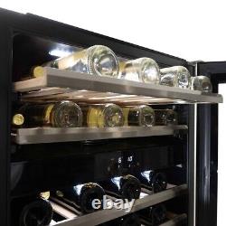 Hot sale Danby DWC134KD1BSS, 46 Bottle Freestanding, Dual Zone Wine Cooler