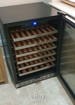 Husky HUS-ZY6-S-SS-52 52-bottle single-zone wine cooler Used/excellent condition