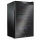 Ivation 33 Bottle Dual Zone Wine Cooler Refrigerator withLock Large Freestand