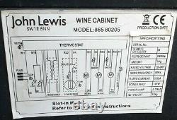 John Lewis Dual Zone Bottle Under Counter Wine Cooler Cabinet. Model 865 80 205