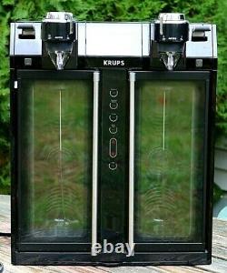 KRUPS 2 BOTTLE WINE AERATOR COOLER and DISPENSER FOR RED AND WHITE WINE TESTED