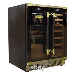 Kaiser Art Deco Beer Fridge & Wine Cooler 20 Wine Bottles & 63 Cans Capacity