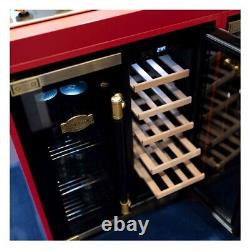 Kaiser Art Deco Beer Fridge & Wine Cooler 20 Wine Bottles & 63 Cans Capacity