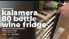 Kalamera 80 Bottle Wine Fridge Single Zone Wine Cooler Setup And Features