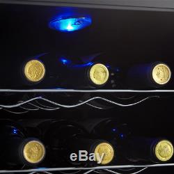 Kalamera KR-12AJPE 12 Bottles Freestanding Touchscreen Wine Cooler, Wine fridge