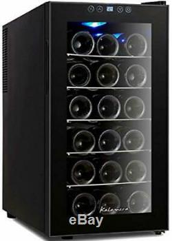 Kalamera KR-18AJPE 18 Bottles Freestanding Touchscreen Wine Cooler