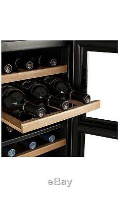 Koldfront Double zone wine cooler (18 bottles), Stainless steel