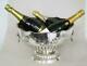 LARGE SILVER PLATED CHAMPAGNE WINE COOLER MULTI BOTTLE ICE BUCKET c