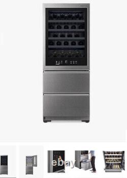 LG LSR200W SIGNATURE Free Standing E Wine Cellar 65 Bottles Stainless RRP £6,699