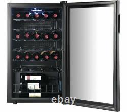 LOGIK Freestanding Wine Cooler 34 bottles Capacity LWC34B18 Black