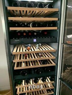 Liebherr freestanding vinidor triple zone wine cooler Used Holds 178 bottles
