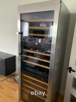 Liebherr freestanding vinidor triple zone wine cooler Used Holds 178 bottles