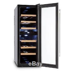 Mini fridge wine cooler mini bar Refrigerator 65 L 21 bottles Home cooling LED
