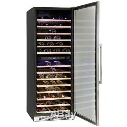 Montpellier 181 Bottle Dual-zone Wine Cooler Perfect For Catering Corporations