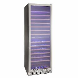 Montpellier Freestanding Wine Cooler 166 Bottle Capacity Dual-Zone WC166X