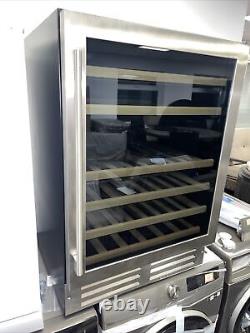 Montpellier Mon-WC46X 46 Bottle Dual Zone Wine Cooler Stainless Steel