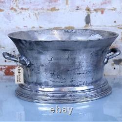 Moyar Champagne Ice Bath Aluminium Vintage Distressed Finish Wine Cooler Bucket