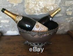 Multi bottle VINTAGE FRENCH SILVER PLATED Champagne, wine cooler, ice bucket