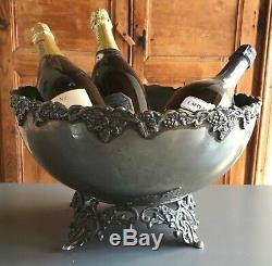 Multi bottle VINTAGE FRENCH SILVER PLATED Champagne, wine cooler, ice bucket