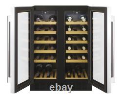 NEW Hoover HWCB60DUKN 60 Freestanding Undercounter Dual Zone Wine Cooler-COLLECT