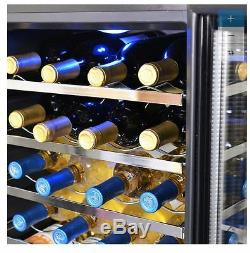 NEW Wine Cooler Chiller Bottle U Rack Stainless Steel Enthusiast 28 Line Storage