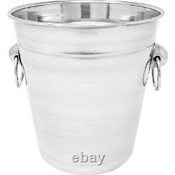 New 14cm Ice Bucket White Water Champagne Wine Bottle Cooler Party Handle