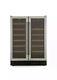 New Cda 60cm Fwc624ss Wine Cooler 40 Bottles Dual Temperature Stainless Steel 02
