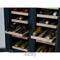 New Hoover HWCB60D UK Integrated 38 Bottle Black Wine Cooler COLLECT