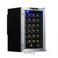 Newair Silent Wine Cooler Bottle Capacity AW-281E Stainless Steel REFURBISHED