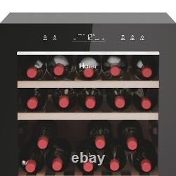 Refurbished Haier 77 Bottle Dual Zone Freestanding Wine Cooler Bla A2/HWS77GDAU1